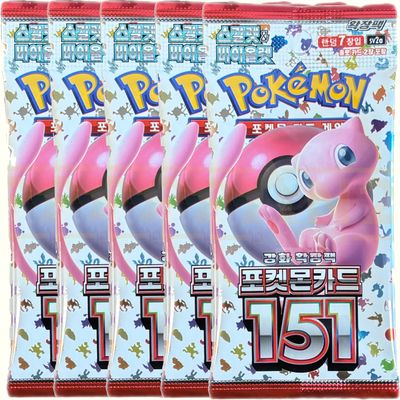 151 (Korean) Booster Pack x 5